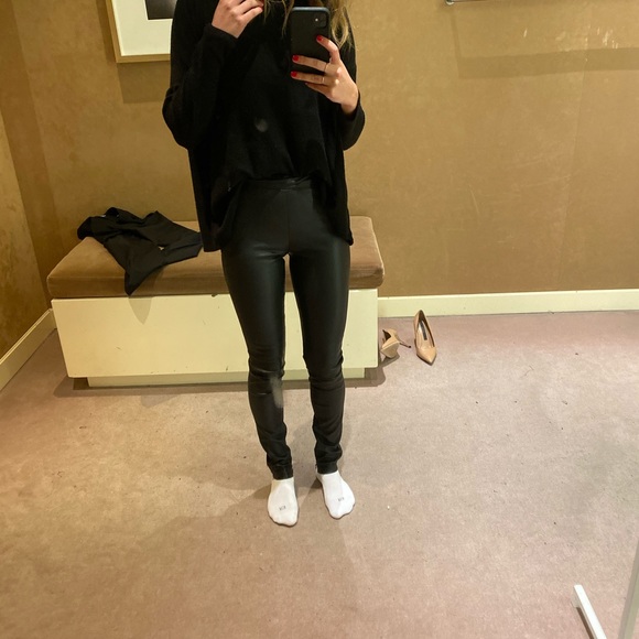 Maje Leather Pants - Picture 4 of 6